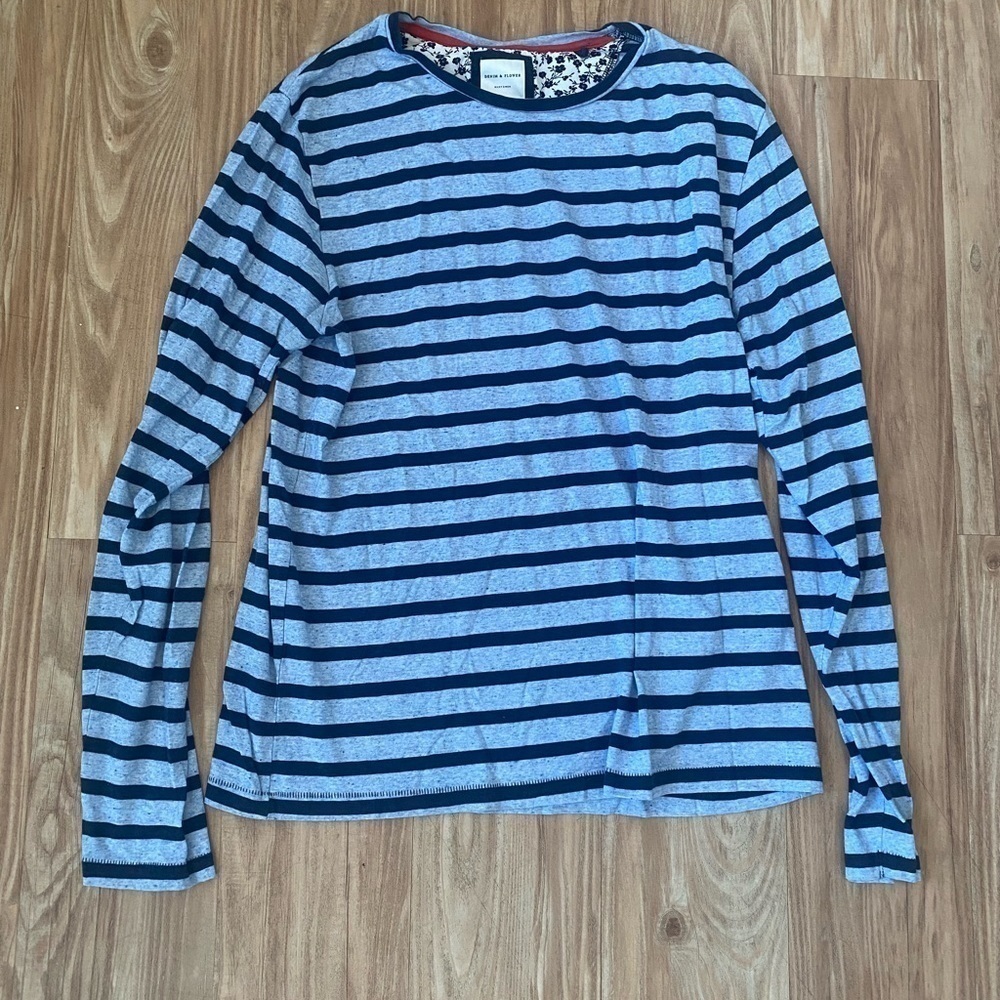 Denim & Flower Ricky Simon Long Sleeve Tee - Picture 3 of 7